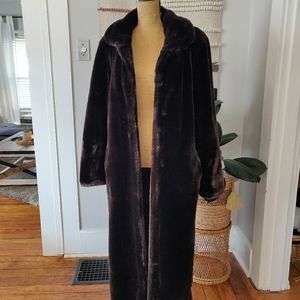 Long teddy coat